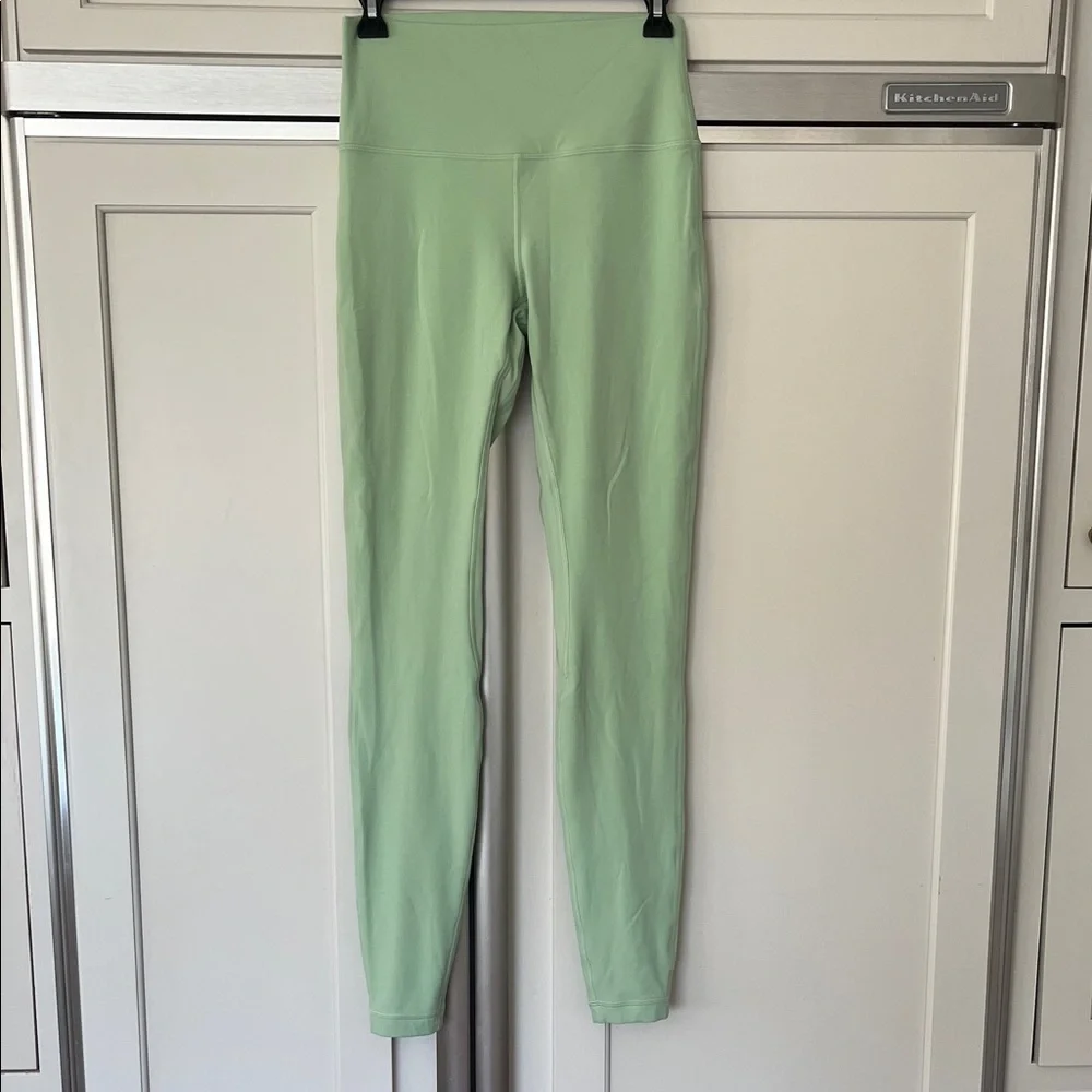 Lululemon Align High-Rise Long Tall Leggings 31” Creamy Mint size 8